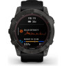 Часы GARMIN FENIX 7X SAPPHIRE SOLAR CARBON GRAY DLC TITANIUM WITH BLACK BAND 11153