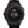 Умные часы GARMIN FENIX 7X SAPPHIRE SOLAR CARBON GRAY DLC TITANIUM WITH SILICONE BLACK BAND 010-02541-11